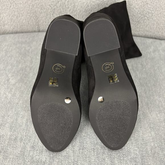 Chinese Laundry Womens Boots Size 9 Black Suedette office event goth - Picture 10 of 16